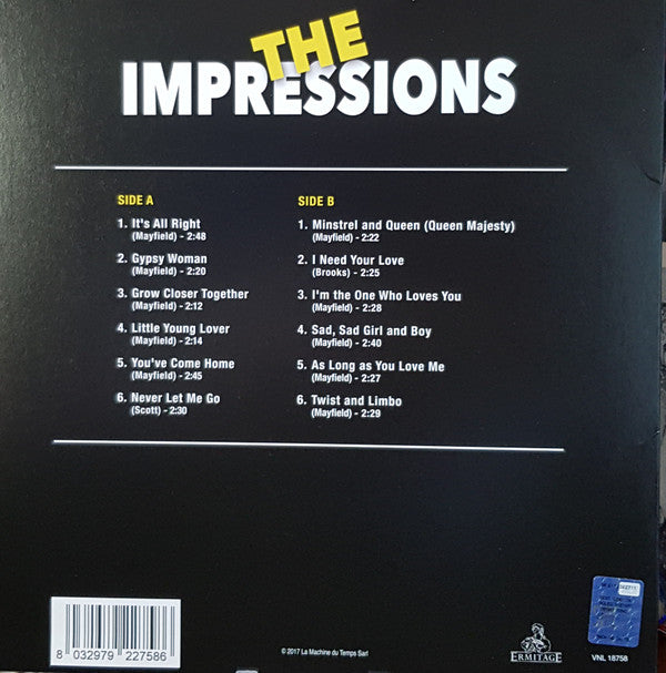 The Impressions : The Impressions (LP, Album, Ltd, RE, RM, Unofficial, 180)