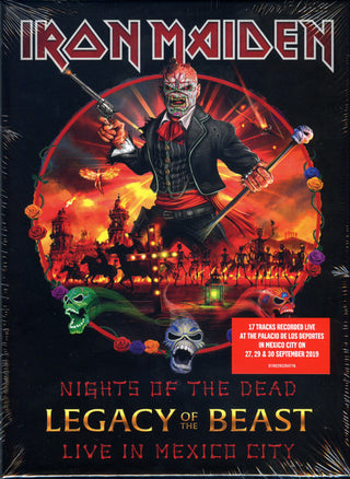 Iron Maiden : Nights Of The Dead, Legacy Of The Beast: Live In Mexico City (2xCD, Album, Dlx)