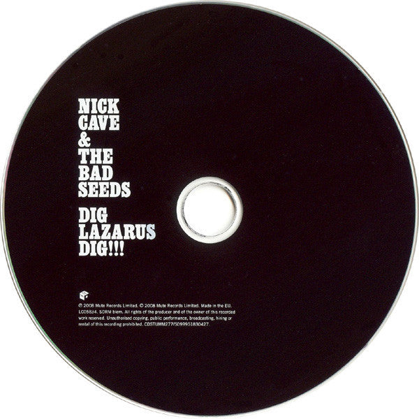 Nick Cave & The Bad Seeds : Dig, Lazarus, Dig!!! (CD, Album)