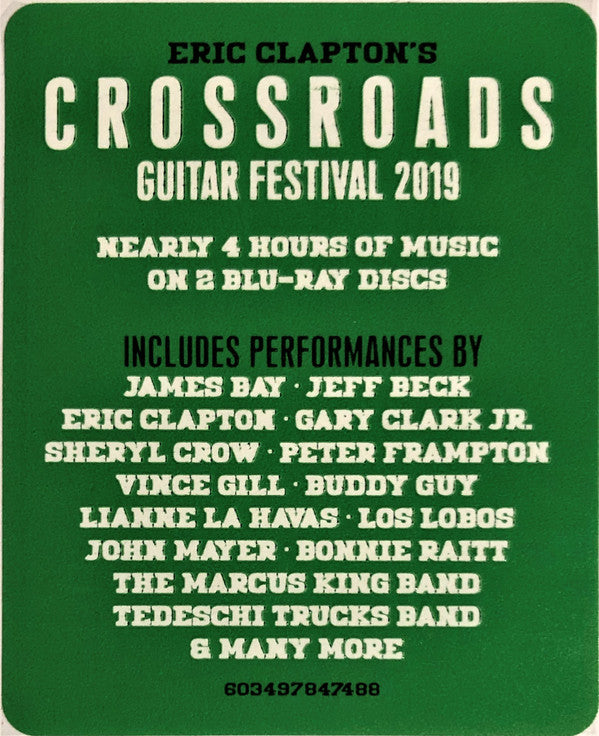 Eric Clapton : Eric Clapton's Crossroads Guitar Festival 2019 (2xBlu-ray, Dig)