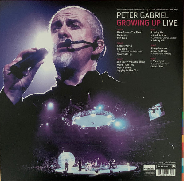 Peter Gabriel : Growing Up Live (3xLP, Album, RM, 180)