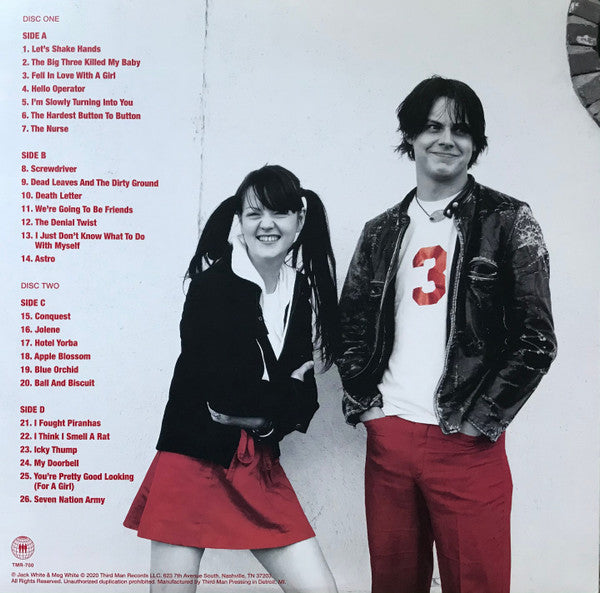 The White Stripes : My Sister Thanks You And I Thank You The White Stripes Greatest Hits (2xLP, Comp, Ltd)