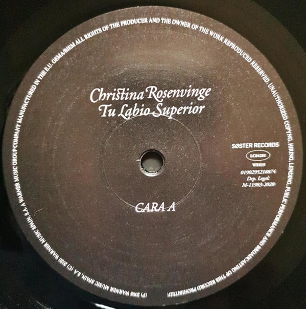Christina Rosenvinge : Tu Labio Superior (LP, Album, RE, 180 + CD, Album)