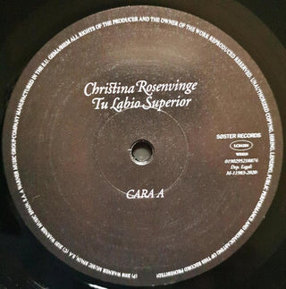 Christina Rosenvinge : Tu Labio Superior (LP, Album, RE, 180 + CD, Album)