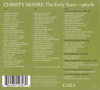 Christy Moore : The Early Years 1969-81 (2xCD, Comp, Ltd, RM + DVD)