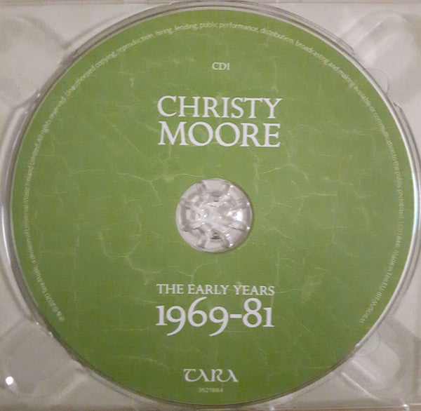 Christy Moore : The Early Years 1969-81 (2xCD, Comp, Ltd, RM + DVD)