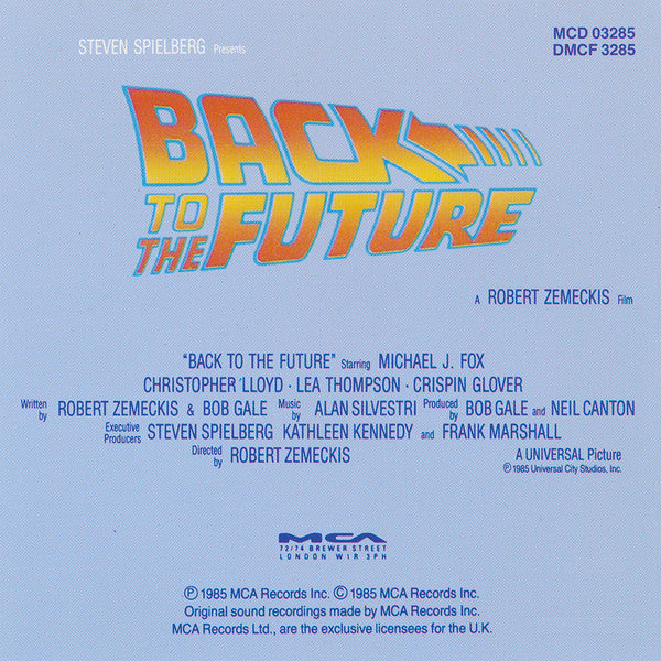 Various : Back To The Future (Music From The Motion Picture Soundtrack) (CD, Comp, RE)