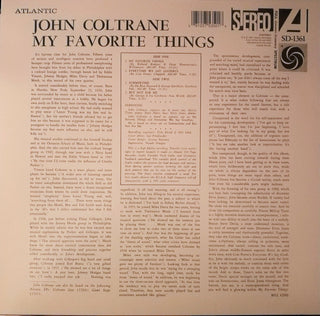 John Coltrane : My Favorite Things (LP, Album, RE)