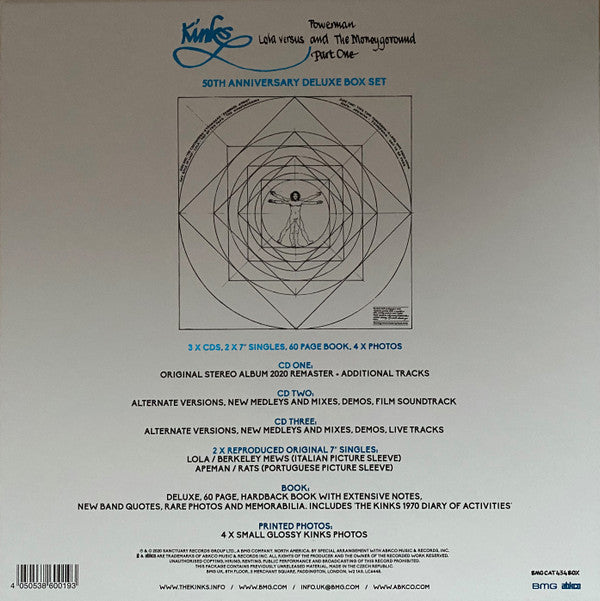 Kinks* : Lola Versus Powerman And The Moneygoround Part One (CD, Album, Mono, RE + 2xCD, Mono + 7", Single, Mon)