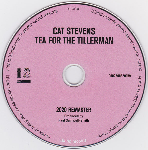 Cat Stevens : Tea For The Tillerman (CD, Album, RE, RM, 50t)