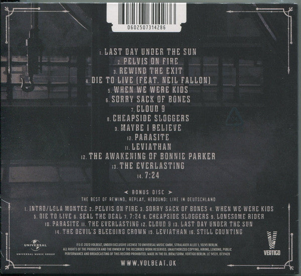 Volbeat : Rewind • Replay • Rebound (CD, Album + CD, Comp)