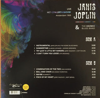 Janis Joplin & Kozmic Blues Band : Live Het Concertgebouw Amsterdam 1969 (LP, Album, 180)
