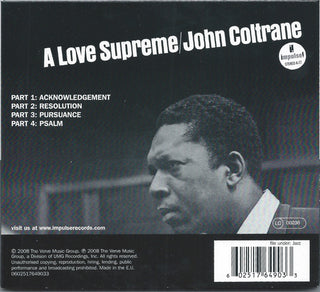John Coltrane : A Love Supreme (CD, Album, RE, RM, RP, Dig)