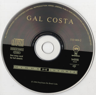 Gal Costa : Minha Historia (CD, Comp)