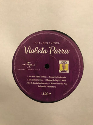 Violeta Parra : Grandes Exitos (LP, Comp)