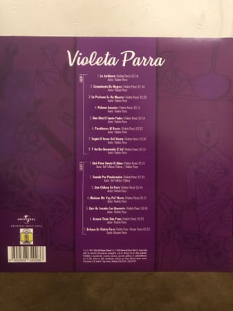 Violeta Parra : Grandes Exitos (LP, Comp)