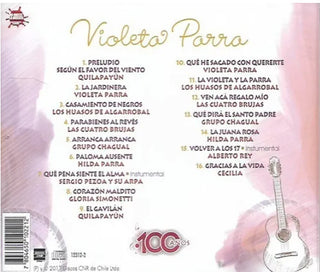 Various : Varios Intérpretes - Violeta Parra 100 Años (CD, Comp)