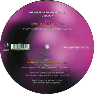 David Bowie : The Shape Of Things To Come Episode 4 (7", Ltd, Pic, Unofficial)