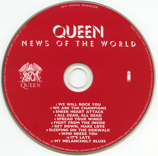 Queen : News Of The World (CD, Album, RE + CD, EP + Dlx, RM)