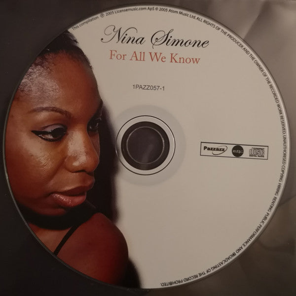 Nina Simone : For All We Know (CD, Comp)