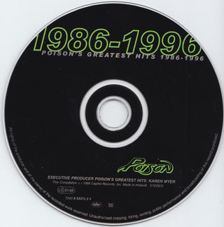 Poison (3) : Poison's Greatest Hits 1986-1996 (CD, Comp)