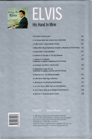 Elvis Presley : His Hand In Mine (CD, Album, RE, boo)