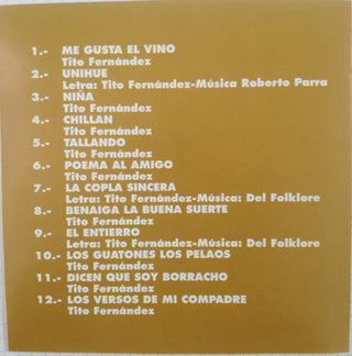 Tito Fernández : Me Gusta el Vino (CD, Album)