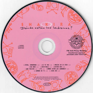 Shakira : Dónde Están Los Ladrones? (CD, Album, RE)