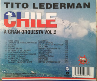 Tito Ledermann : Chile A Gran Orquesta Vol.2 (CD, Comp)
