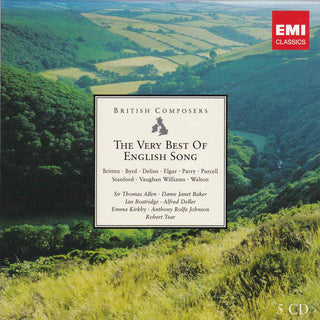 Benjamin Britten · William Byrd · Frederick Delius · Sir Edward Elgar · Charles Hubert Hastings Parry · Henry Purcell · Charles Villiers Stanford · Ralph Vaughan Williams · Sir William Walton - Thomas Allen · Janet Baker · Ian Bostridge · Alfred Deller ·  : The Very Best Of English Song (Box, Album, Comp + 5xCD, Comp, Mono, RM)