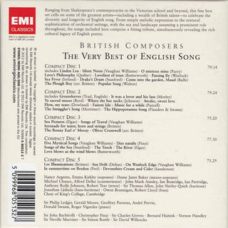Benjamin Britten · William Byrd · Frederick Delius · Sir Edward Elgar · Charles Hubert Hastings Parry · Henry Purcell · Charles Villiers Stanford · Ralph Vaughan Williams · Sir William Walton - Thomas Allen · Janet Baker · Ian Bostridge · Alfred Deller ·  : The Very Best Of English Song (Box, Album, Comp + 5xCD, Comp, Mono, RM)