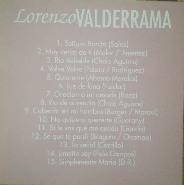 Lorenzo Valderrama : Lorenzo Valderrama (CD, Comp)