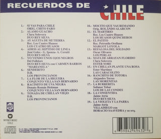 Various : Recuerdos De Chile (CD, Comp, RE)