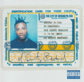 Ol' Dirty Bastard : Return To The 36 Chambers: The Dirty Version (CD, Album, RE, Arv)