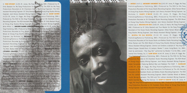 Ol' Dirty Bastard : Return To The 36 Chambers: The Dirty Version (CD, Album, RE, Arv)