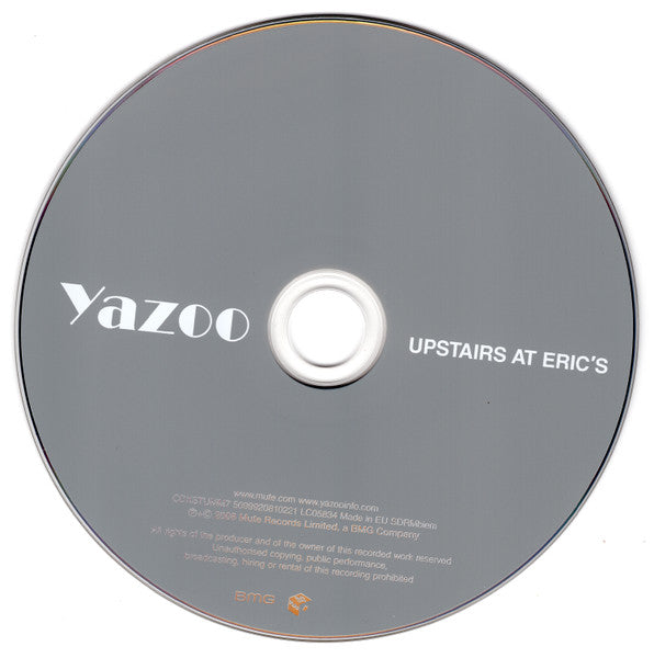 Yazoo : Upstairs At Eric's (CD, Album, RE, RM)