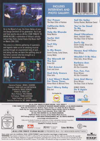 Various : An All-Star Tribute To Brian Wilson (DVD-V, Multichannel, PAL)