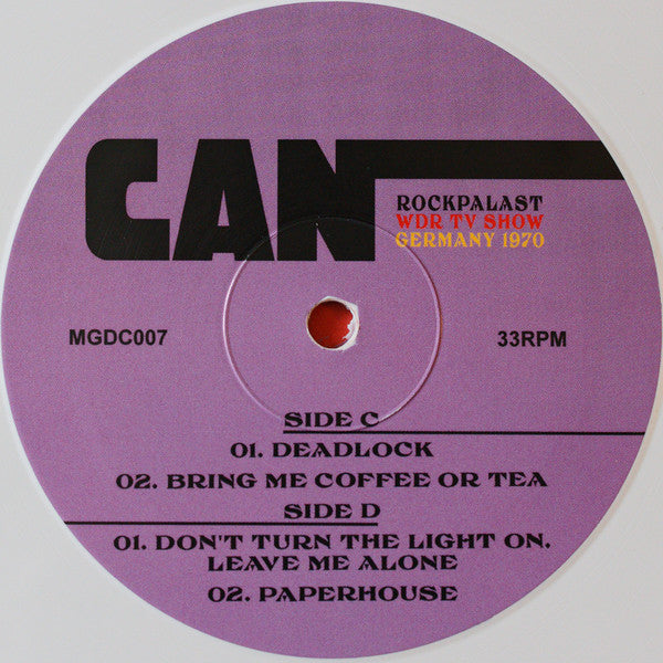 Can : Rockpalast WDR TV Show Germany 1970 (2xLP, Ltd, Unofficial, Dis)