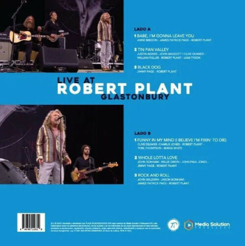 Robert Plant And The Sensational Space Shifters : Live At Glastonbury (LP, Album)