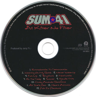 Sum 41 : All Killer No Filler (CD, Album, Enh, RP)