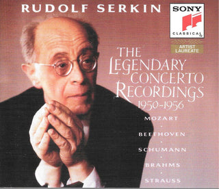 Rudolf Serkin, Wolfgang Amadeus Mozart, Ludwig van Beethoven, Robert Schumann, Johannes Brahms, Richard Strauss : The Legendary Concerto Recordings 1950-1956 (3xCD, Comp, Mono, Club, RE)
