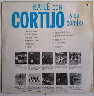 Cortijo Y Su Combo Con Ismael Rivera : Baile Con Cortijo Y Su Combo (LP, Album, RE)