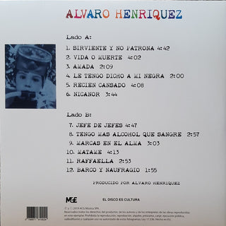 Alvaro Henriquez : Alvaro Henriquez (LP, Album, RE, Gat)