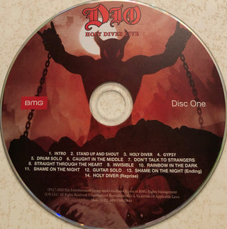 Dio (2) : Holy Diver Live (2xCD, Dlx, RE, Med)