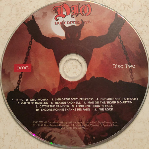 Dio (2) : Holy Diver Live (2xCD, Dlx, RE, Med)