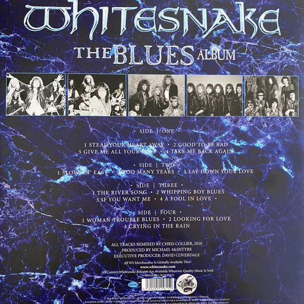 Whitesnake : The Blues Album (2xLP, Album, Comp, RM, Blu)