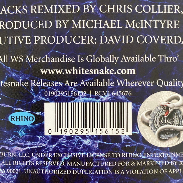 Whitesnake : The Blues Album (2xLP, Album, Comp, RM, Blu)