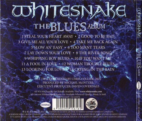 Whitesnake : The Blues Album (CD, Album, Comp, RM, Dig)