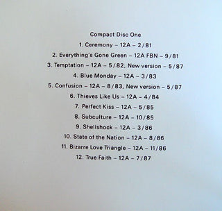New Order : Substance (2xCD, Comp, RE)