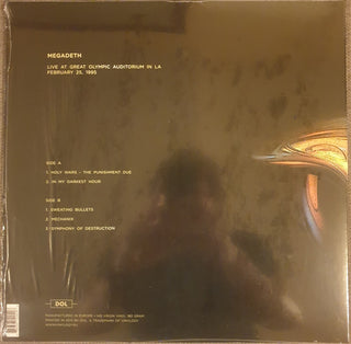 Megadeth : Live In Los Angeles 1995 (12", EP, Unofficial, Dar)